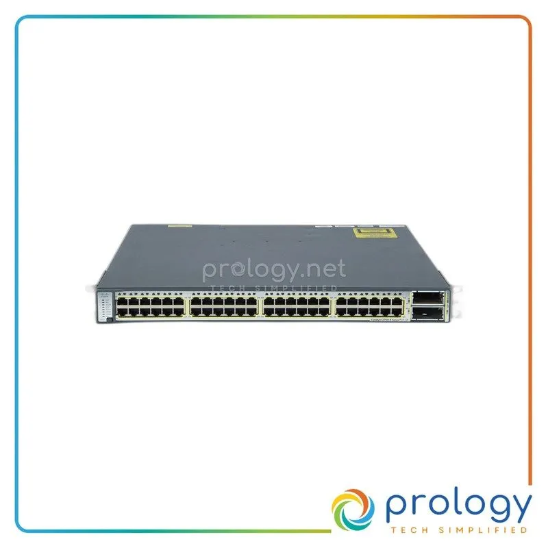 Коммутатор Cisco WS-C3750E-48PD-S Catalyst 3750 Switch 48 PoE GE 2 10GE