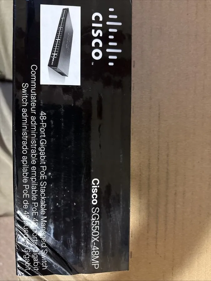 Коммутатор Cisco SG550X-48MP 48 Port PoE Stackable Managed Switch SG550X-48MP-K9 — фото лота 2