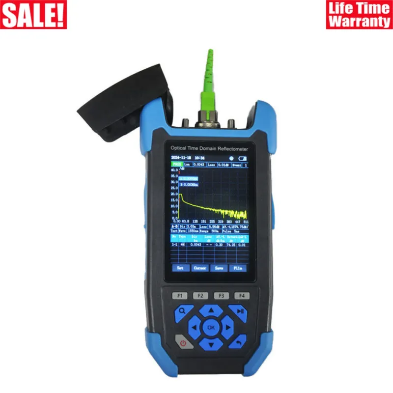 Тестер JW3302SJ 8-IN-1 OTDR Online 1625nm+/-20nm 24dB Optical Time Domain Reflec