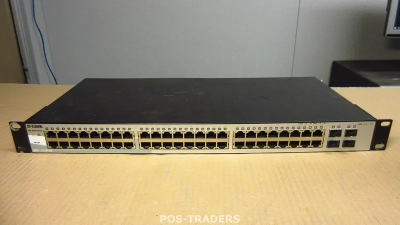 Коммутатор D-LINK DGS-1210-52MP 52-PORT SMART MANAGED GIGABIT POE+ SWITCH