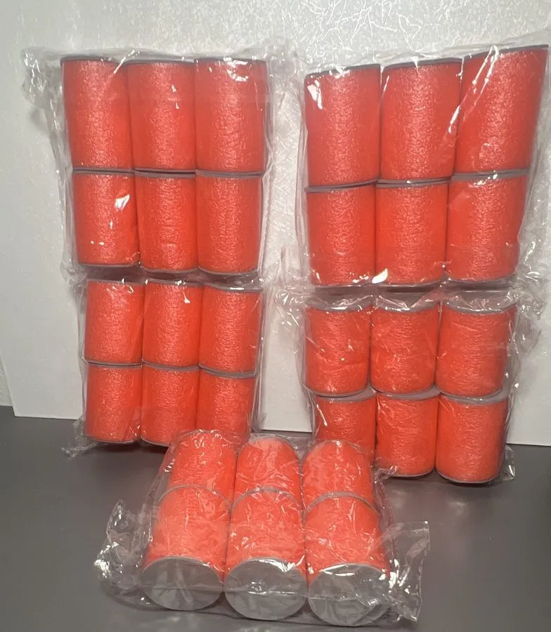 Вакуумная присоска Target Practice Orange Soft Foam Suction Cup Darts Refill Amm — фото лота 1