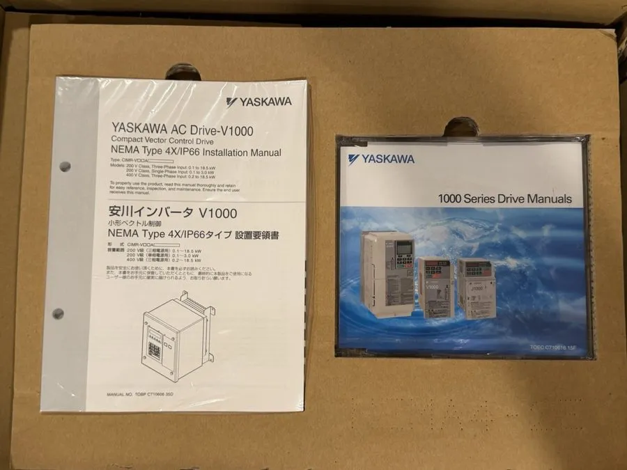 Привод YASKAWA CIMR-VU4A0005GAA V1000 SERIES NEMA4X/IP66 400Volt 3 PHASE AK