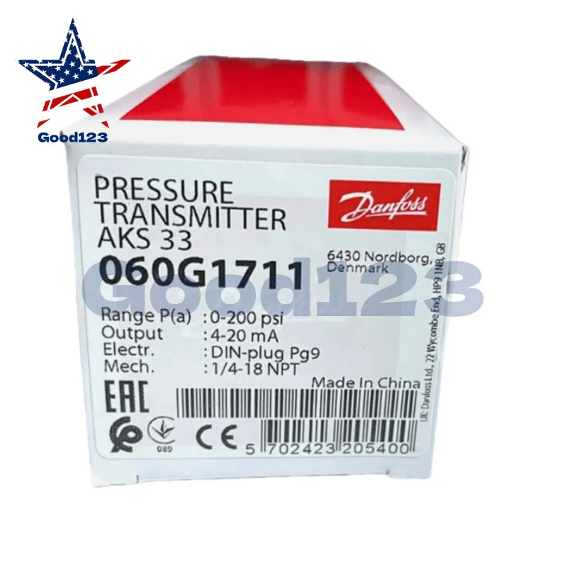 Датчик давления Danfoss AKS 33 060G1711 Pressure Transmitter