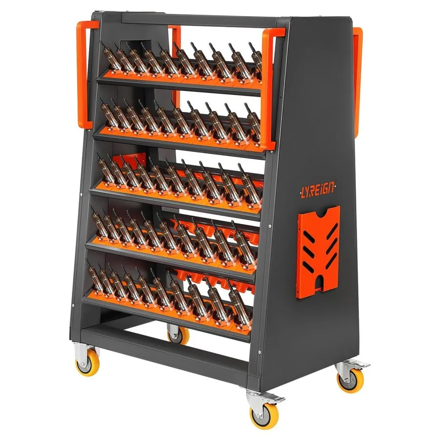 Режущий инструмент 2-Pack CAT40/BT40 CNC Tool Holder Rack Holds 12 Tools, 40 Tap