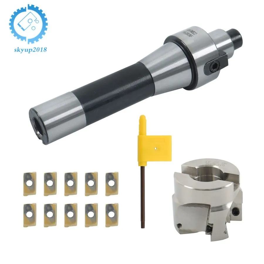 Режущий инструмент APMT1604 Carbide Insert Face End Mill Shell Cutter R8 FMB22 A — фото лота 2