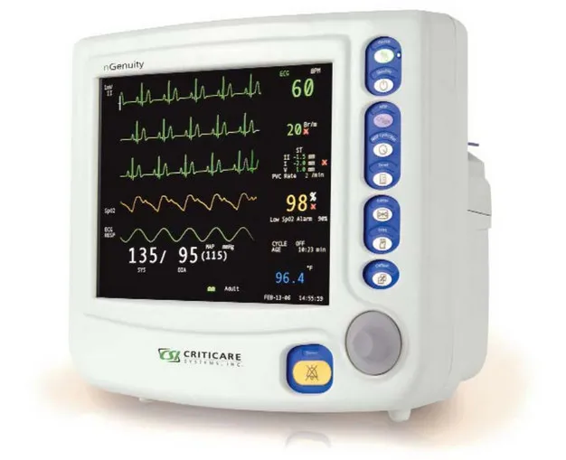 Монитор пациента Criticare nGenuity 8100EP1 Patient Monitor — фото лота 1