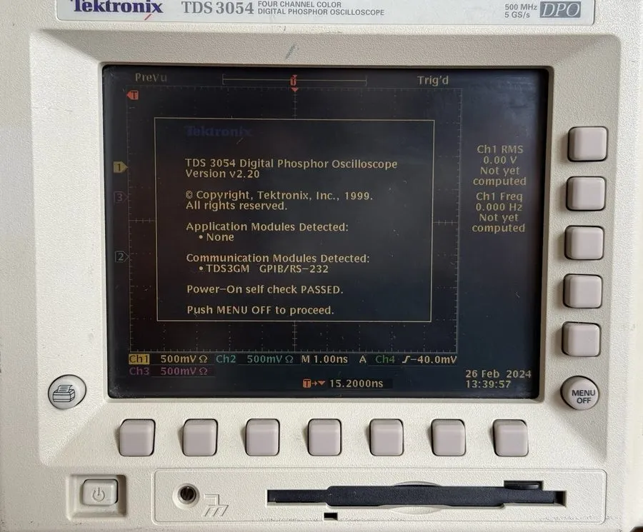 Осциллограф Tektronix TDS 3054 500Mhz, 5GS/s.