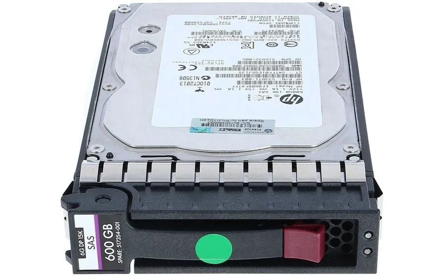 Жёсткий диск HP 600GB 15K RPM SAS 6Gbps 2.5in Hot-Swap HDD w/ Caddy 517354-001
