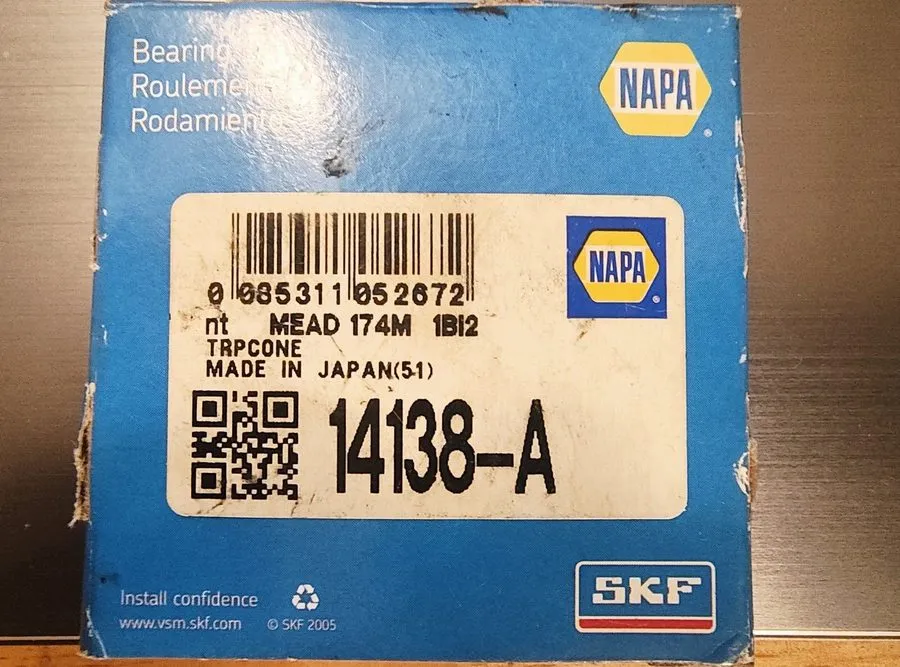 Подшипник Taper Bearing Cone SKF 14138-A — фото лота 1