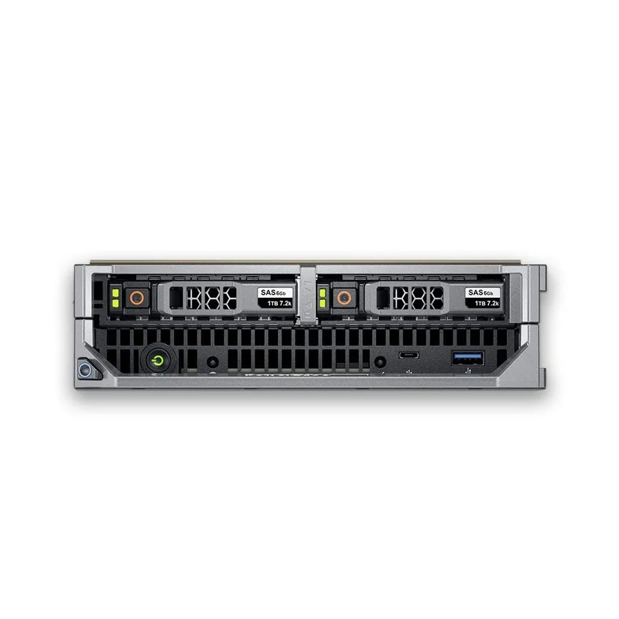 Сервер Dell PowerEdge M640 Blade Server 2x Gold 6132 14C 64GB 2x 600GB 10K SAS H