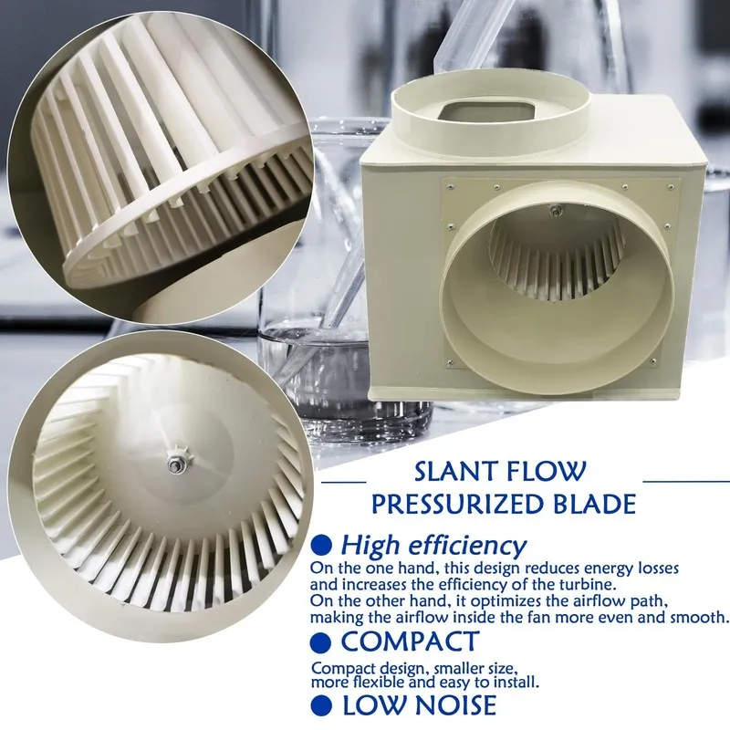 Вентилятор Fume Hood Blowers PP250 Laboratory Centrifugal Fan 1350CFM Centrifuga — фото лота 2