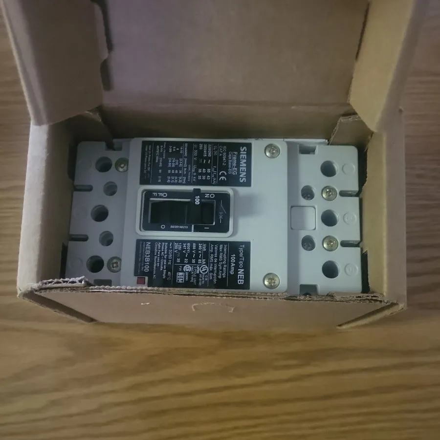 Автоматический выключатель Siemens NEB3B100B 100A 480V 3ph Bolt-On Circuit Break — фото лота 2