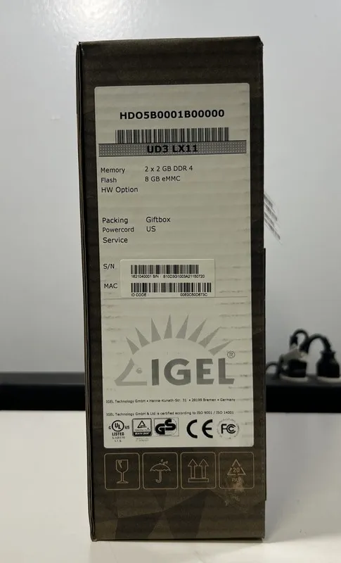 IGEL M350C UD3 LX11 ThinClient AMD R1505G 4GB DDR4 8GB eMMC
