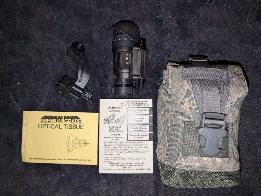 Оптико-электронная система Gen 3 Green Phosphor PVS-14 Omni VII era MX-11769 Nig — фото лота 1