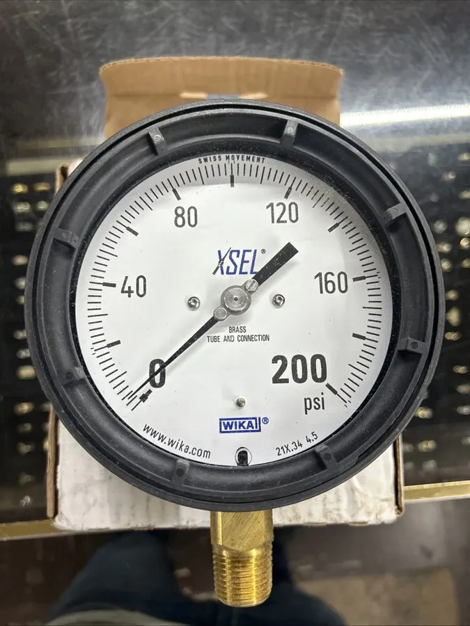 Трубопроводная арматура 1 WIKA 212.34 4.5" GAUGE, PART # 9834389