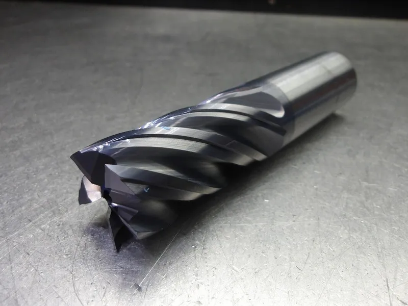 Режущий инструмент Kyocera/SGS 1" 5 Flute Carbide CR Endmill 1" Shank .12" R 385