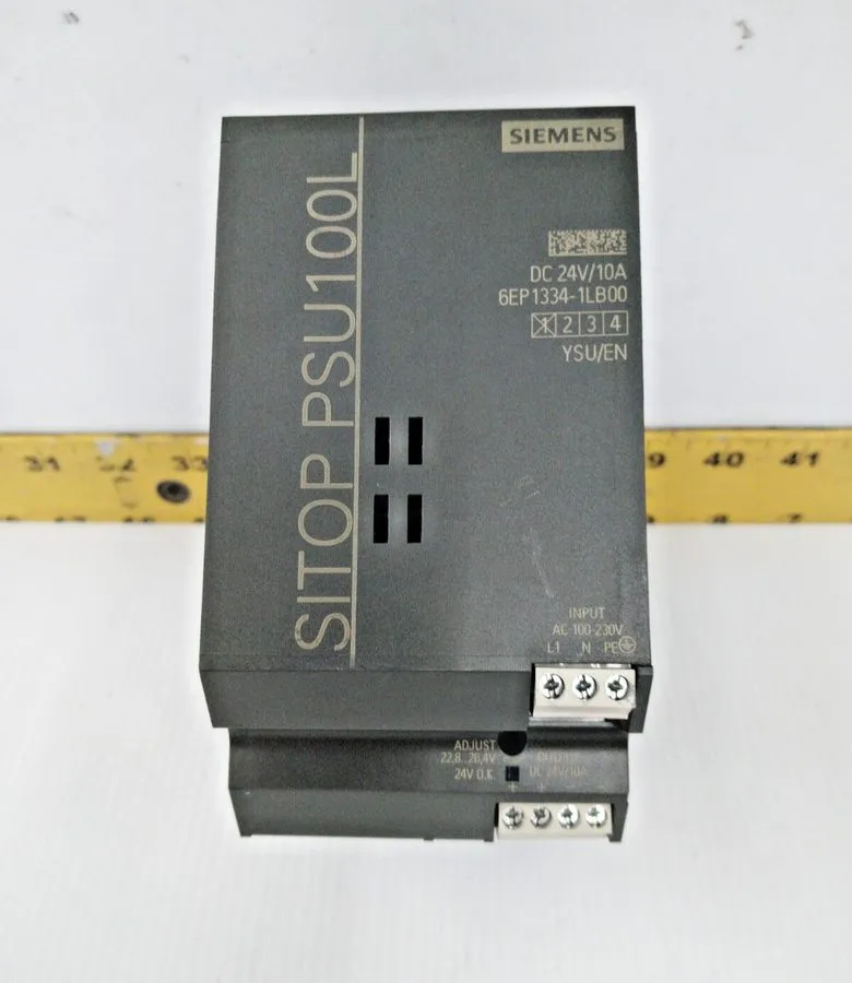 Блок питания Siemens 6EP1334-1LB00 SITOP PSU100L Power Supply DC 24V/10A **PARTS
