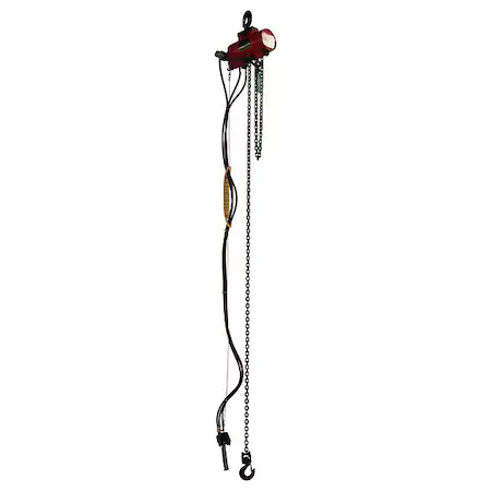 Таль Dayton 816Yh7 Air Chain Hoist, 250 Lb. Cap., 10 Ft. Lift