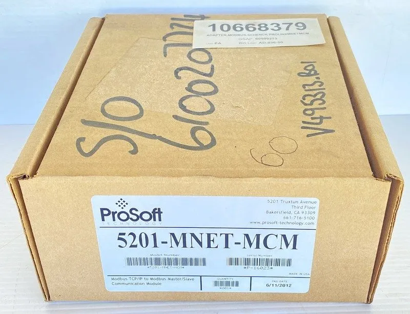 Шлюз полевой шины ProSoft 5201-MNET-MCM Ver: 2.57 Modbus TCP/IP to Modbus Master