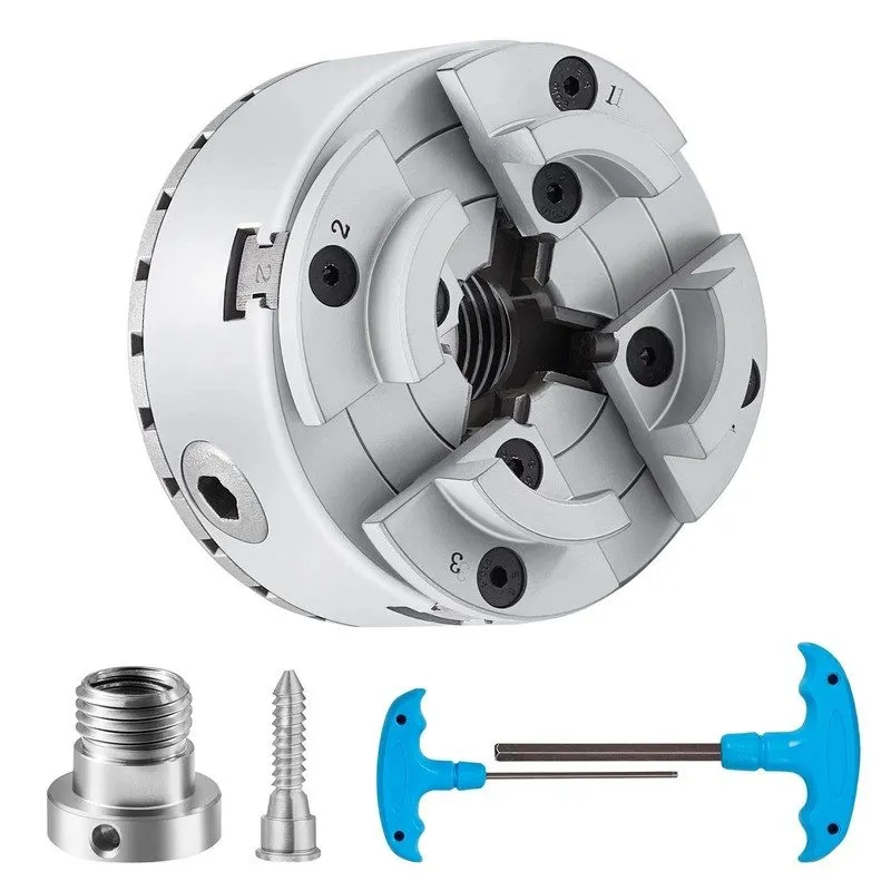 Режущий инструмент VEVOR KP2-3/4 Lathe Chuck 4-Jaw 2.75" Diameter Self-centering