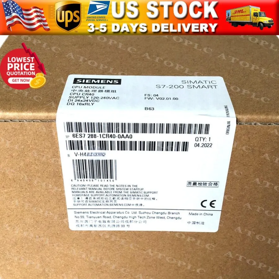 ПЛК Siemens SIMATIC S7-200 SMART CPU CR40 6ES7288-1CR40-0AA0