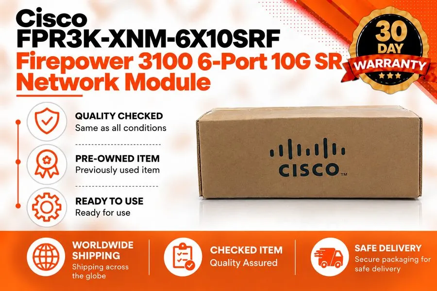 Межсетевой экран CISCO FPR3K-XNM-6X10SRF Cisco FirePOWER network adapter 10Gb Et