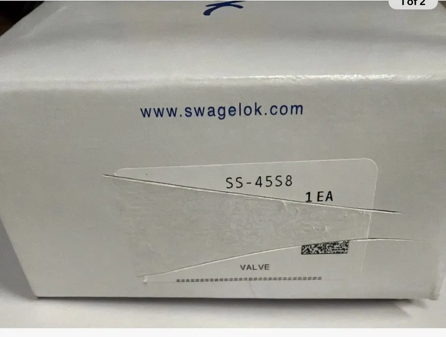 Клапан Swagelok SS-45S8 Stainless Steel Ball Valve 2500psig 1/2"