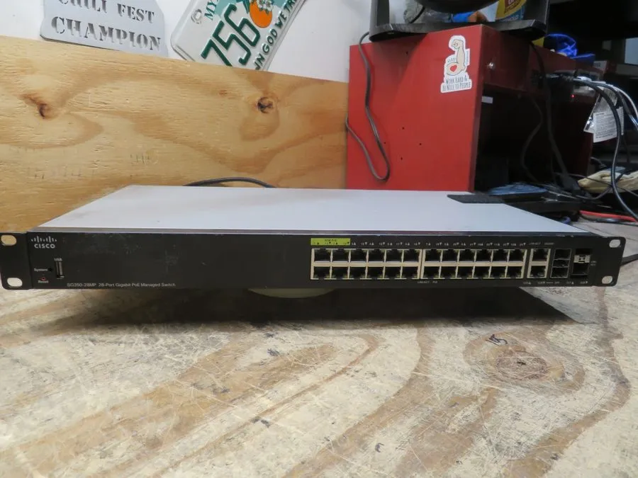 Коммутатор Cisco SG300-28MP 28-Port Gigabit Managed PoE+ Switch, 375W