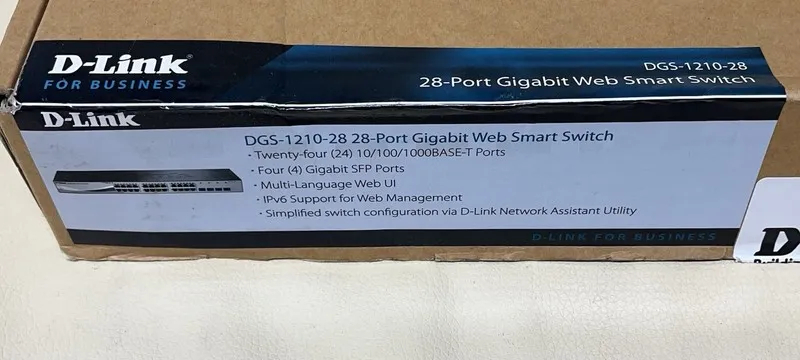Коммутатор D-Link DGS-1210-28 28-Port PoE Gigabit Web Smart Switch