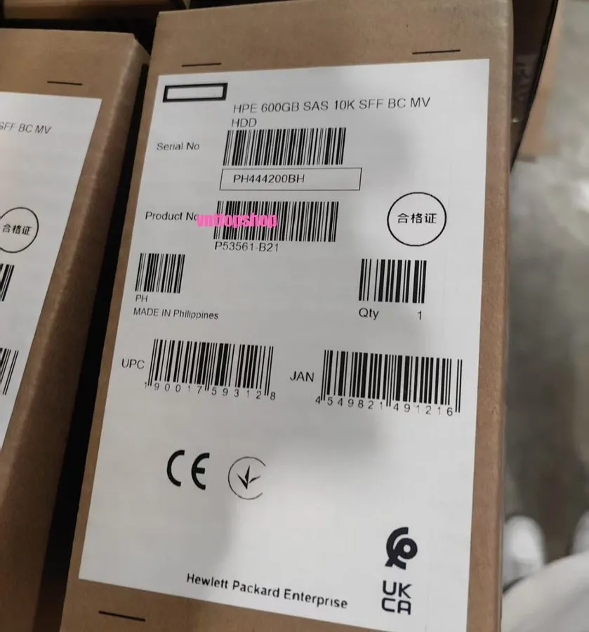 Жёсткий диск P53561-B21 P54681-001 HPE 600GB SAS 12G 10K 2.5" ENT GEN11 HDD Hard