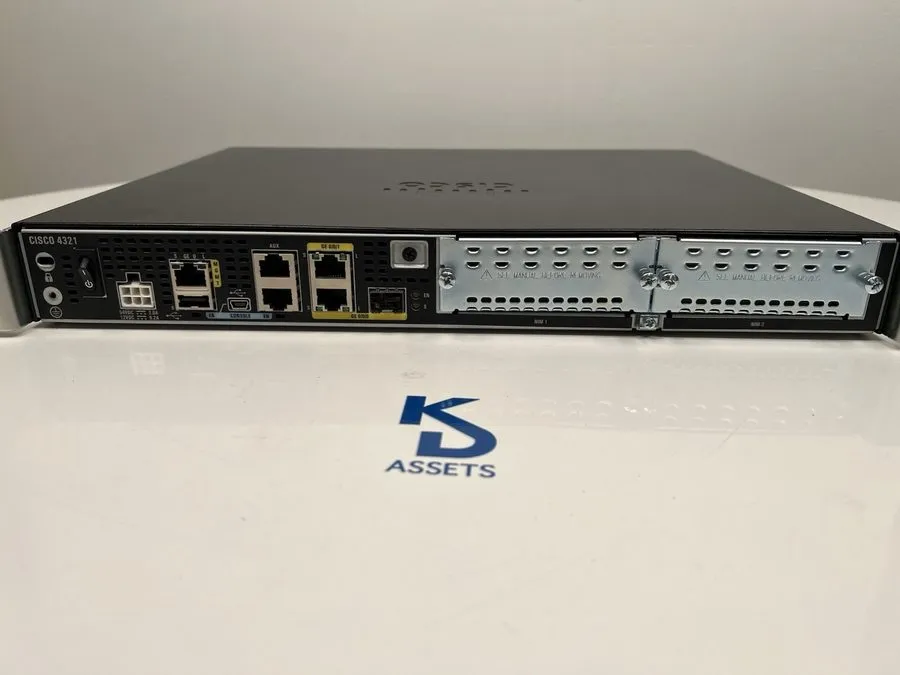 Маршрутизатор Cisco ISR4321K/K9 Integrated Services Router W/ Power Adapter Full — фото лота 1