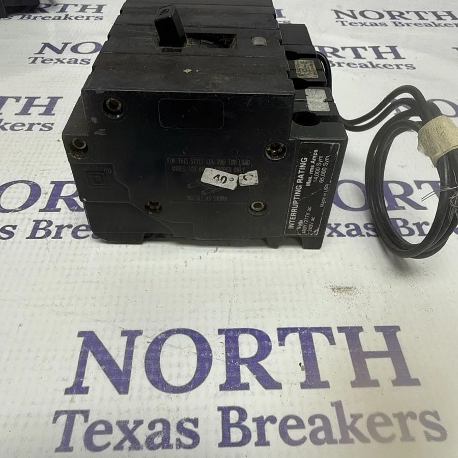 Автоматический выключатель EHB340301082 Square D 30 Amp 480V 3P Bolt On Shunt Tr — фото лота 2