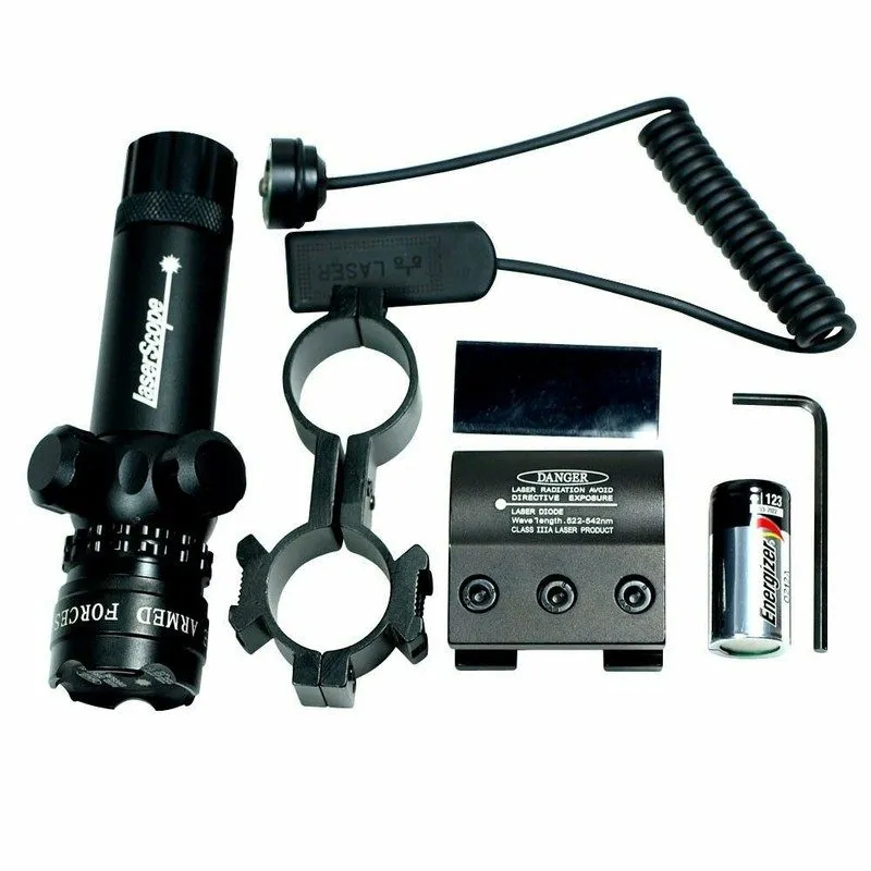 Оптико-электронная система 3-9X40 Illuminated Rifle Scope with Red Laser Sight & — фото лота 1