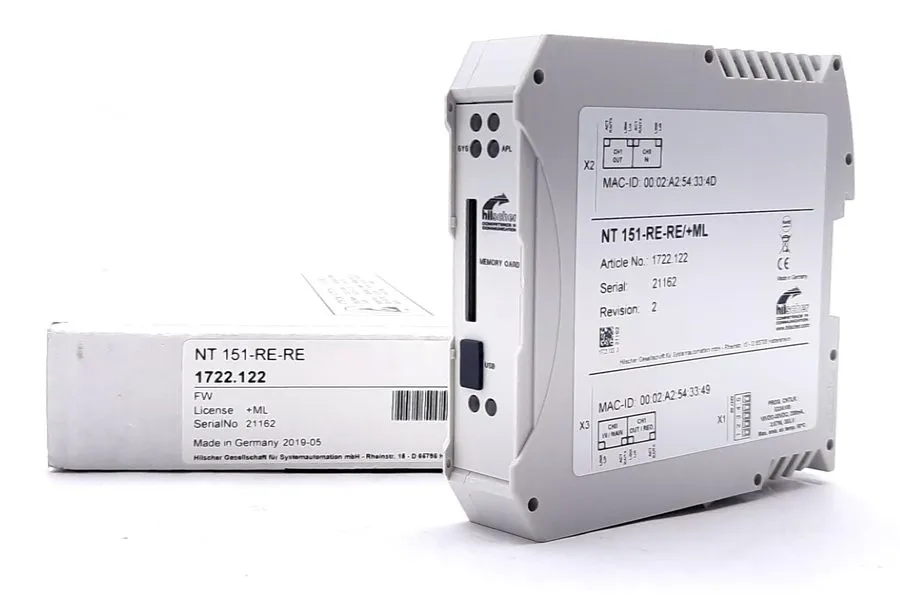 Шлюз полевой шины NT 151-RE-RE/+ML Hilscher Communication gateway module