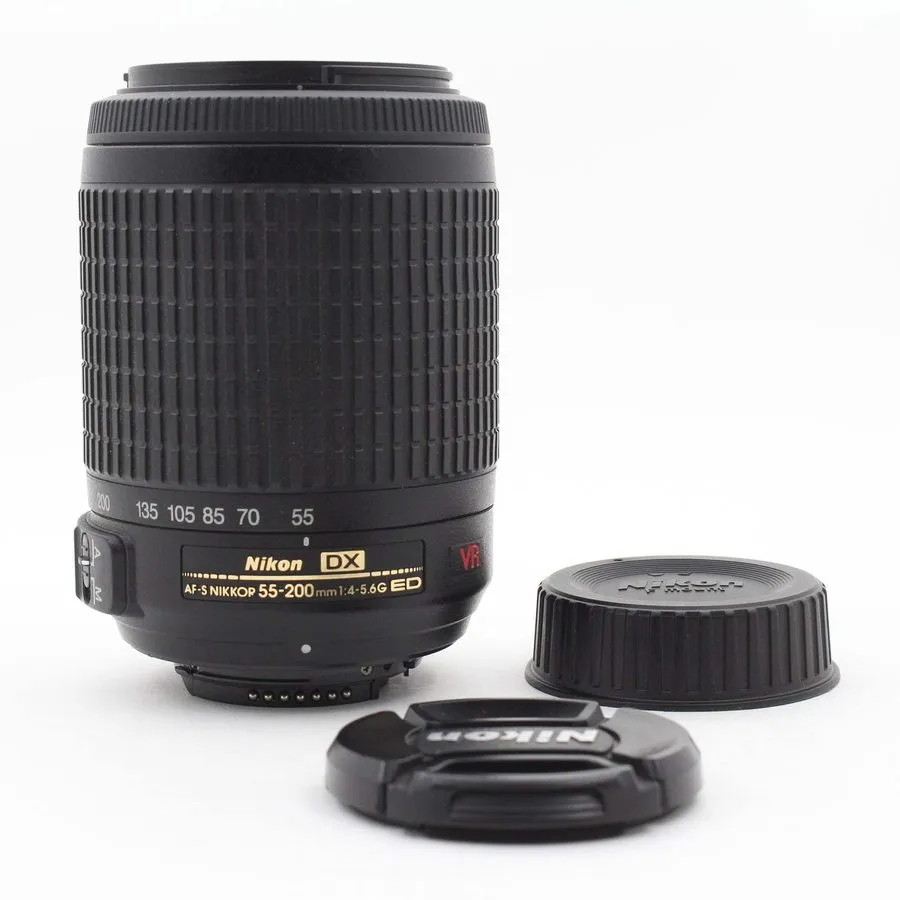Объектив Nikon AF-S DX NIKKOR 55-200mm f/4-5.6G ED VR IF Nikon F 52mm HB-37