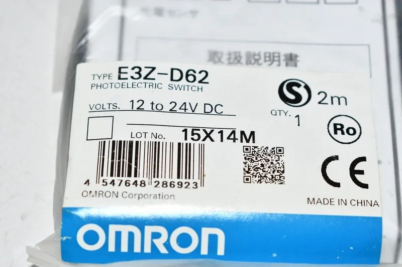 Фотоэлектрический датчик OMRON Photoelectric switch Sensor 12-24VDC E3Z-D62
