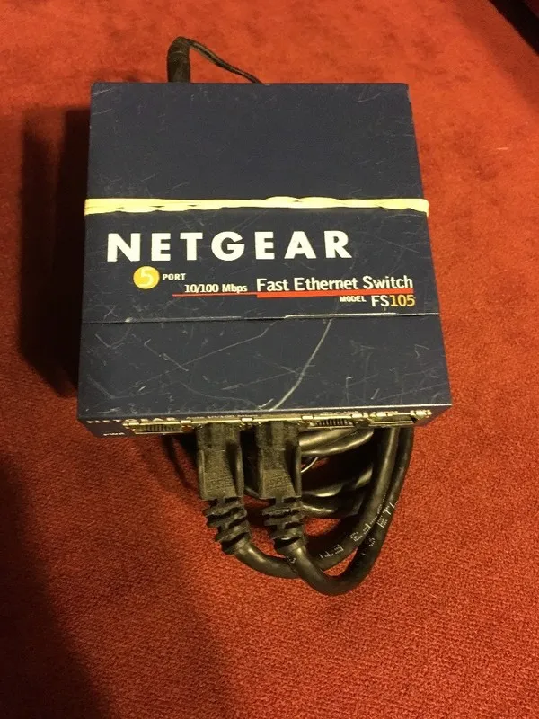 Коммутатор NetGear 5 Port 10/100Mbps Fast Ehternet Switch Model: FS105, Stand al