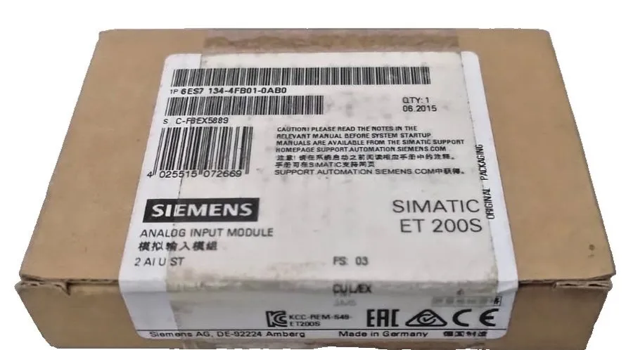 Модуль ввода-вывода Siemens SIMATIC S7 6ES7134-4FB01-0AB0 Analog Input Module ET
