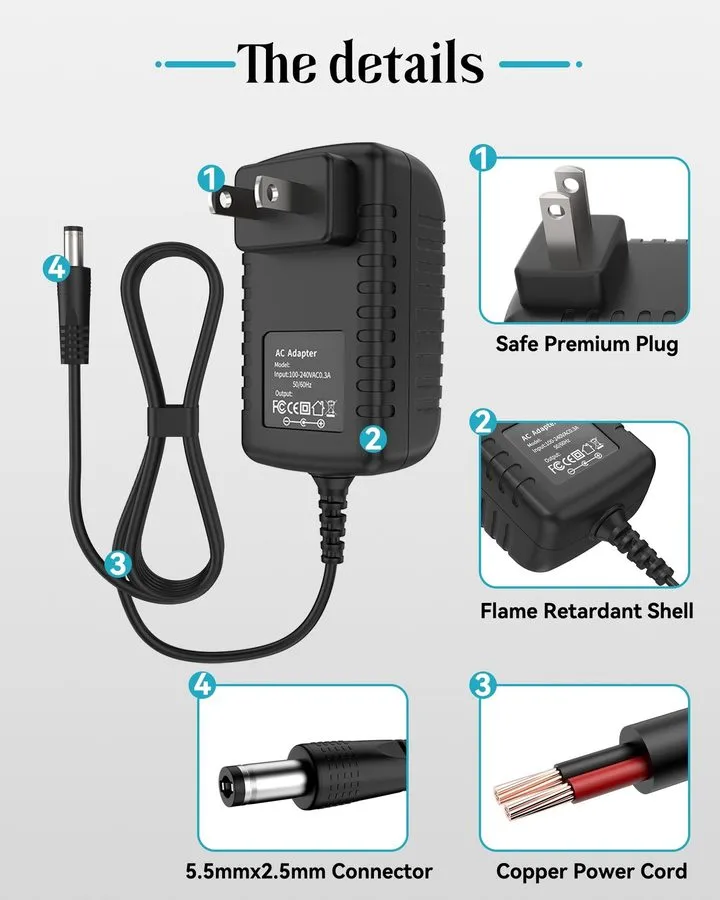 Блок питания AC Adapter для Zebra Symbol Motorola Kiosk MK500 MK590 Scanner PWR-