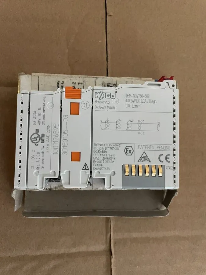 Модуль ввода-вывода Wago 750-508 Digital Output Module 24VDC 2.0A