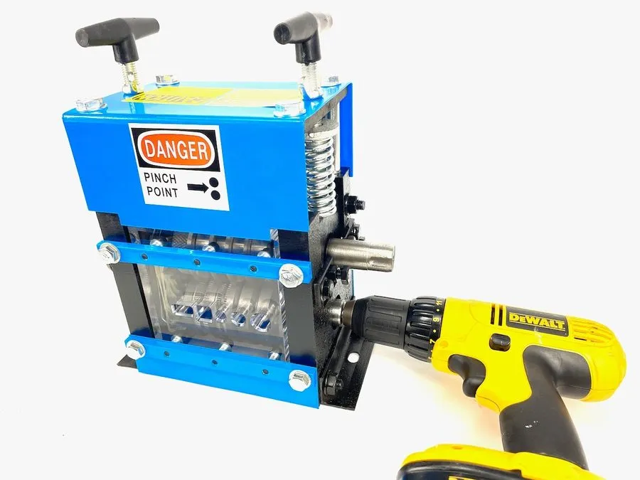 Станок для зачистки проводов BLUEROCK ® MWS-83MD Portable Copper Wire Stripping  — фото лота 1