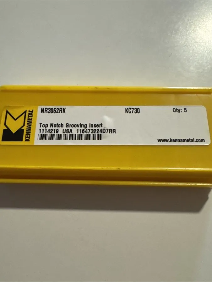 Режущий инструмент Kennametal Indexable Grooving Insert NR3062RK KC730 (Z44)