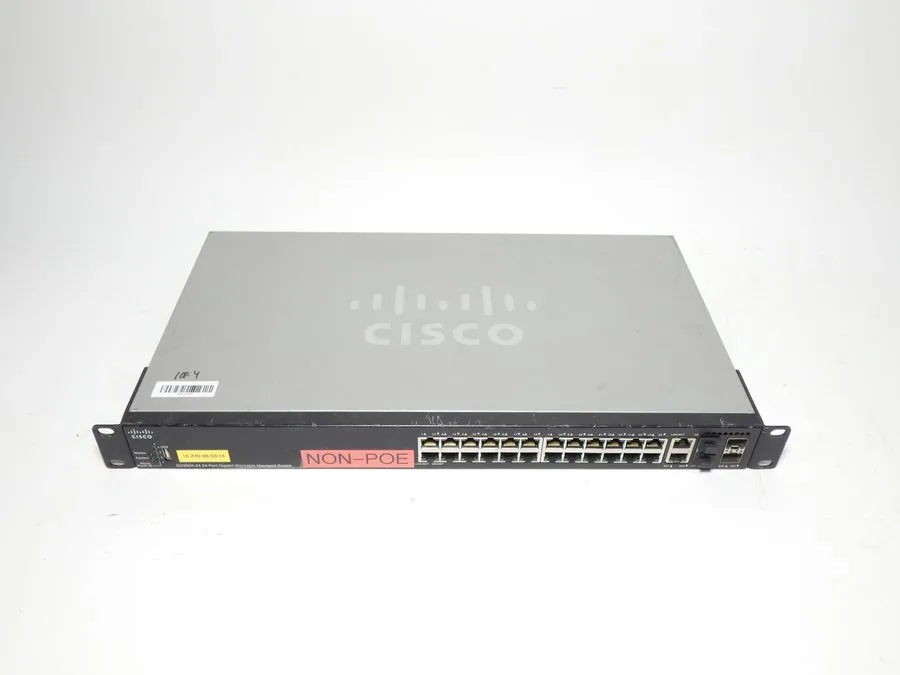 Коммутатор Cisco SG350X-24 24-Port Gigabit Stackable Managed Switch NO Power Cor