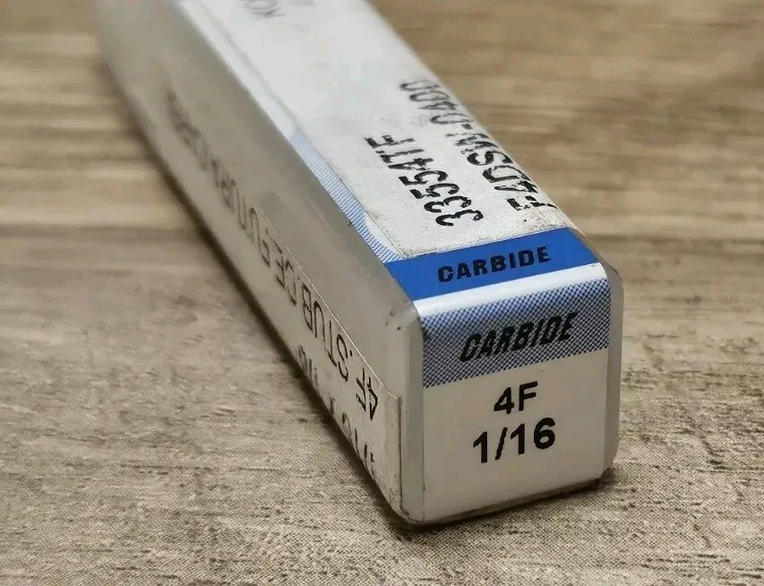 Режущий инструмент YG-1 33554TF Solid Carbide Square End Mill 1/16 in 4 Flute — фото лота 1
