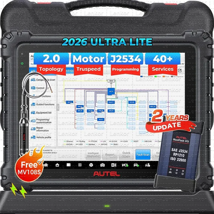 Диагностический сканер 2026 Autel MaxiSys Elite II PRO As MS919 Diagnostic Scan