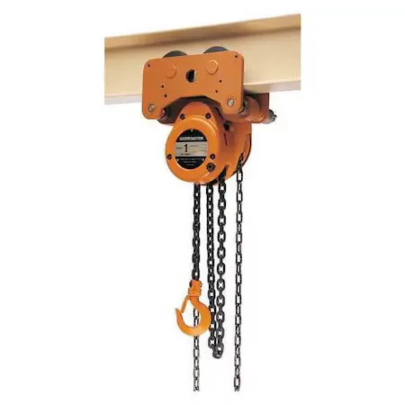 Таль HARRINGTON NTH010-10 Manual Chain Hoist 2000lb Lift Cap 10' Lift — фото лота 1