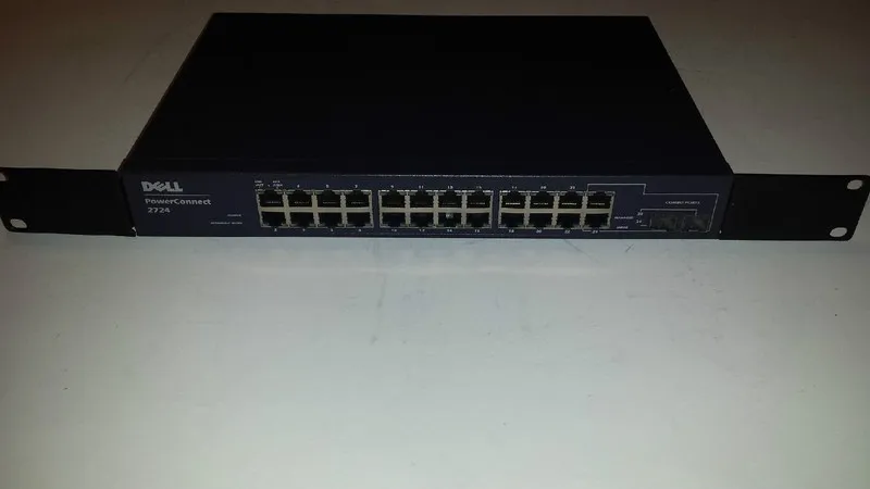 Коммутатор Dell PowerConnect 2724 24-Port Gigabit Web-Managed Network Switch 1U