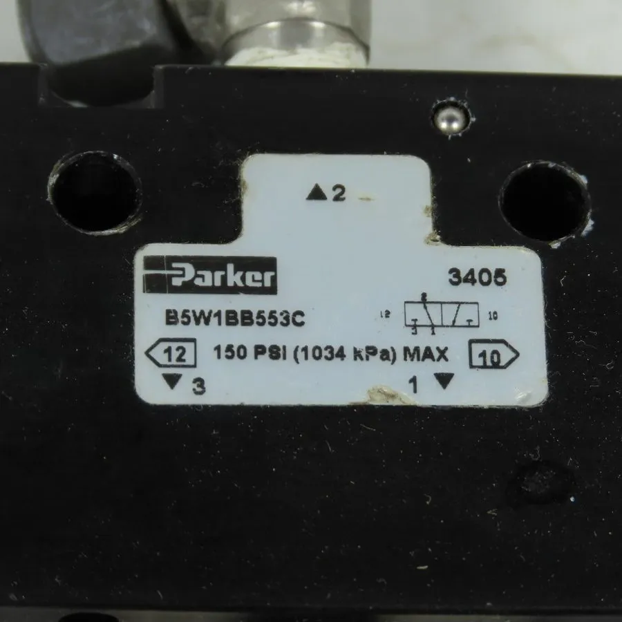 Электромагнитный клапан Parker B5W1BB553C Pneumatic Solenoid Valve 1/4" NPT 120V