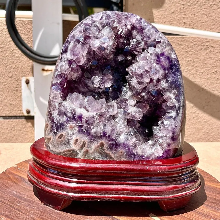 Лабораторный прибор 11.44LB Natural Amethyst cluster quartz crystal Raw mineral 