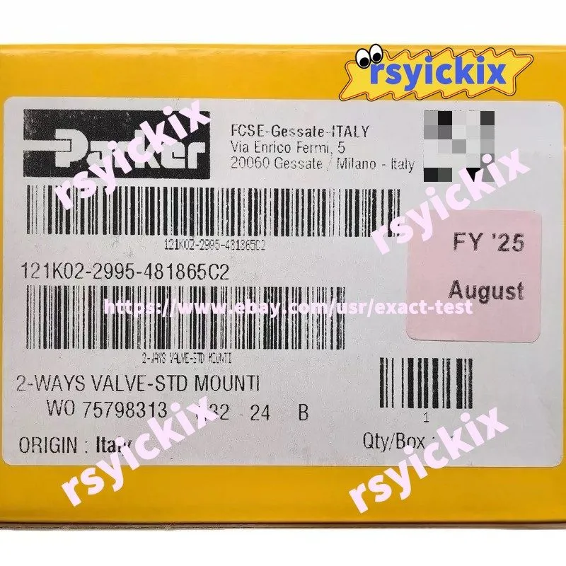 Пневмоклапан Parker 121K02-2995-481865C2 Pneumatic Valve